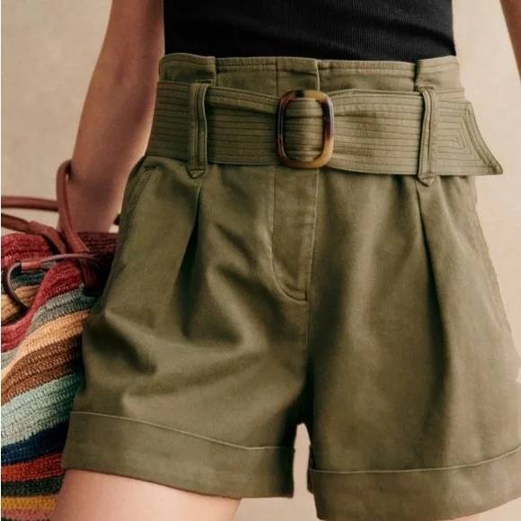 Sezane Rome shorts size 40 US 8 - Picture 1 of 2